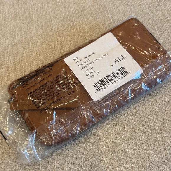 Free People Brown Wristlet Wallet with Zipper - Picture 5 of 6